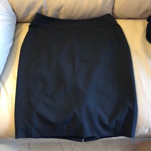 LOFT black pencil skirt with back slit